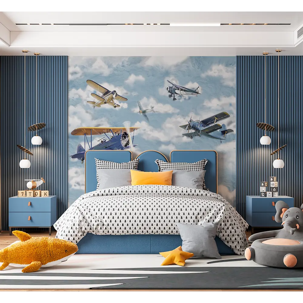 Фотообои Самолеты в небе флизелиновые 300x270 см L13-859 FBRUSH 3D FLIZART STLM-2070819 - Вид №3