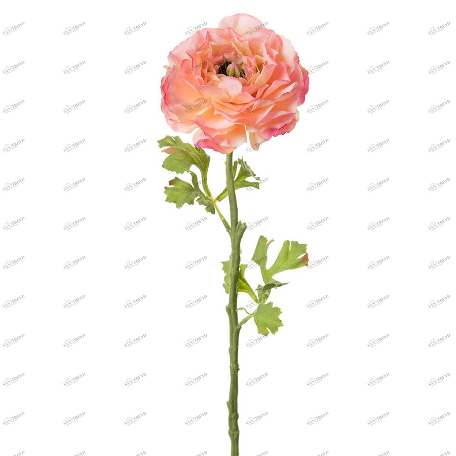 Ранункулюс розовый искусственный в интерьер 50 см Mr Plant 198221