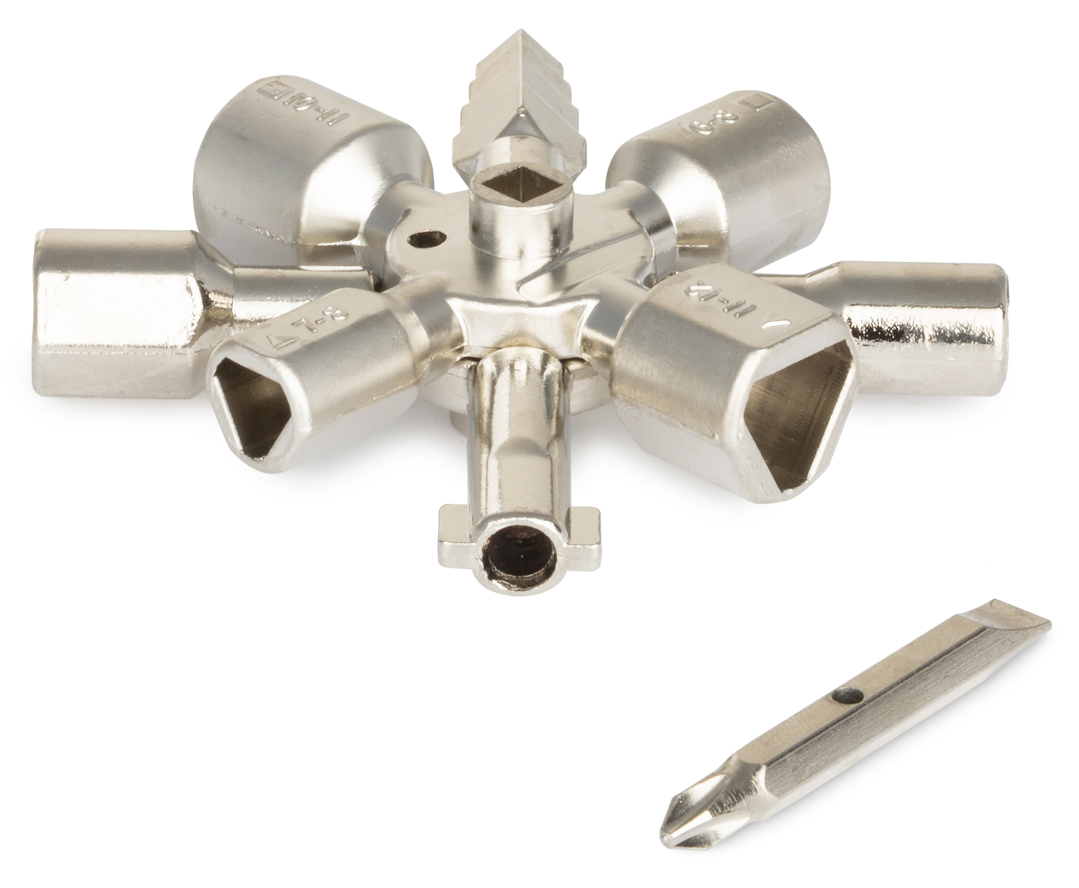 Ключ VIRA для электрошкафов с 10 профилями и двусторонней битой 83665740 STLM-0043195