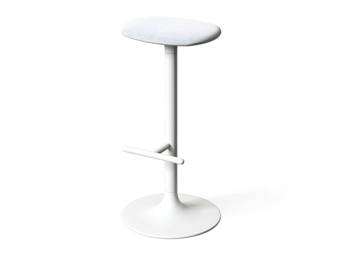 Высокий стальной стул с подставкой для ног и встроенной подушкой Infiniti Flink ARCH-00111841