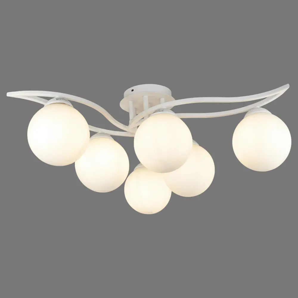 Люстра «Malinda» E27х6X60 Вт, цвет белая патина Toplight STLM-2098287 - Вид №2