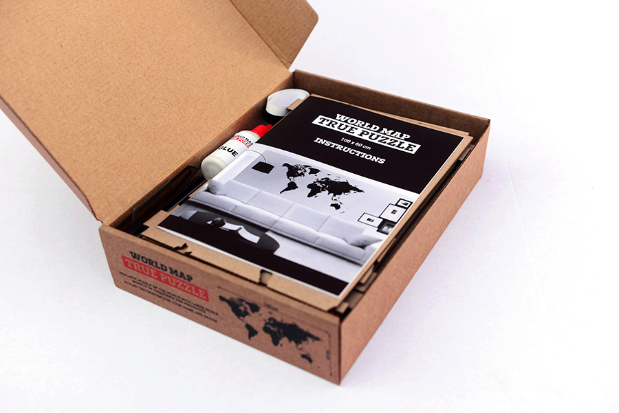 16-23 new Пазл «карта мира» коричневая 100х60 см new Mimi  - Вид №8