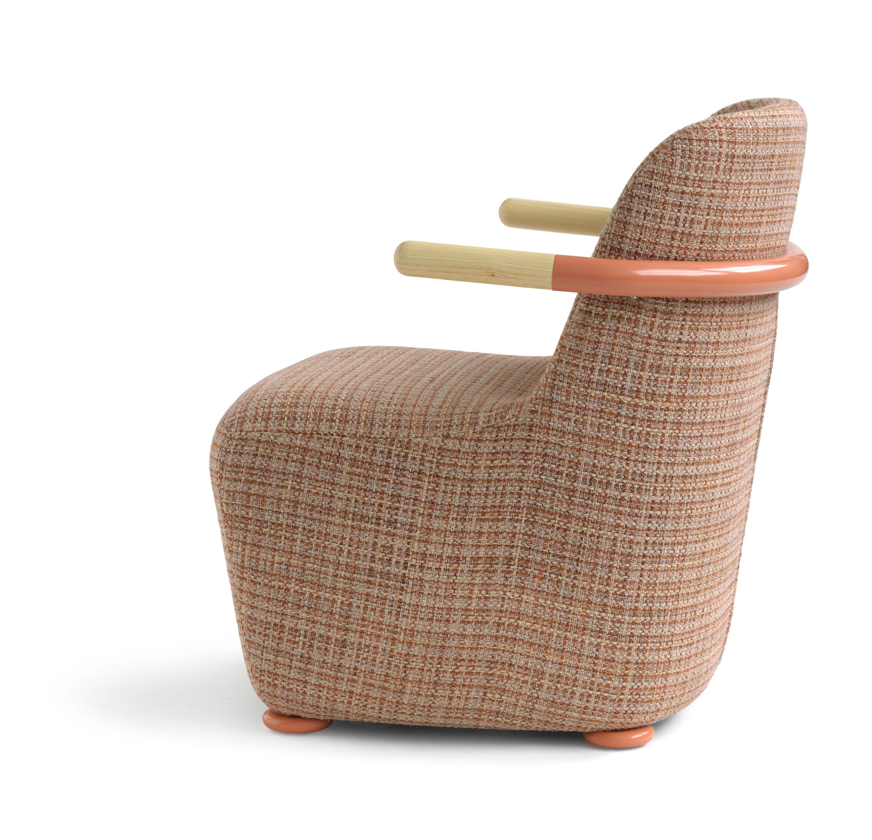 Тканевое кресло с подлокотниками Bla Station JACKSON ARCH-00009009 - Вид №1