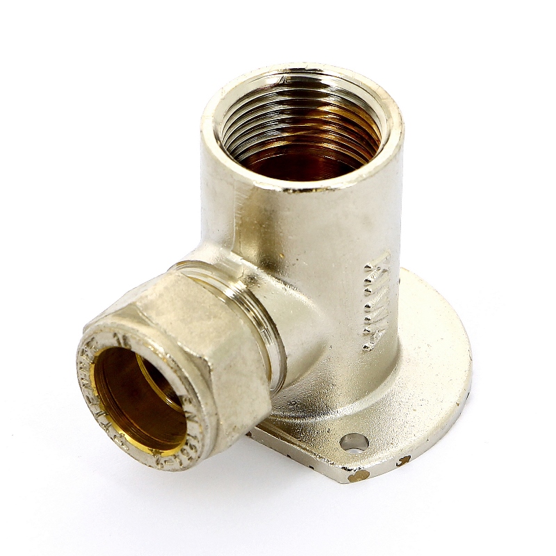 Водорозетка обжим-В никелированная TIEMME 18х3/4" 1100181