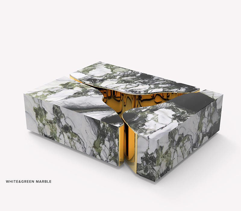 0-123 Центральный стол из мрамора Lapiaz Boca Do Lobo  - Вид №3