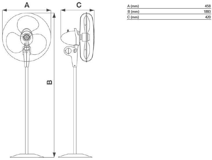 Vortice Напольный вентилятор Gordon 60620 - Вид №2
