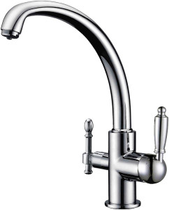 Смеситель ZorG Sanitary ZR 315 YF-33 для кухонной мойки, хром