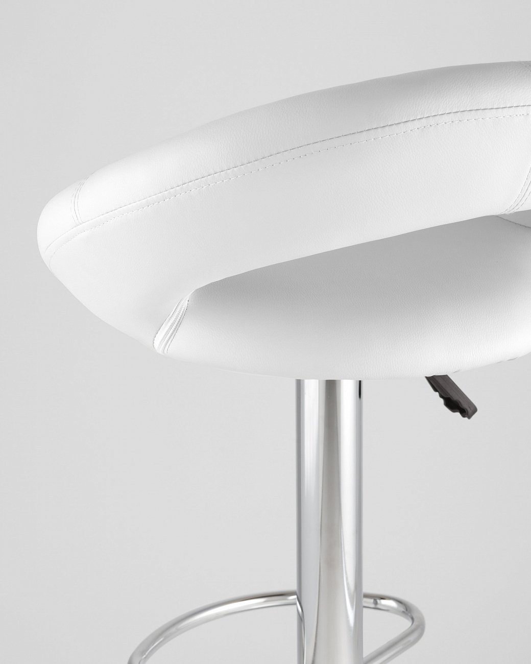 Стул барный со спинкой белый из экокожи "Купер" STOOL GROUP  00-3945956 Белый  - Вид №6