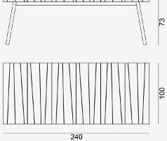 Gervasoni Прямоугольный стол с бетонной столешницей Gervasoni outdoor sun-id-1449098 - Вид №1