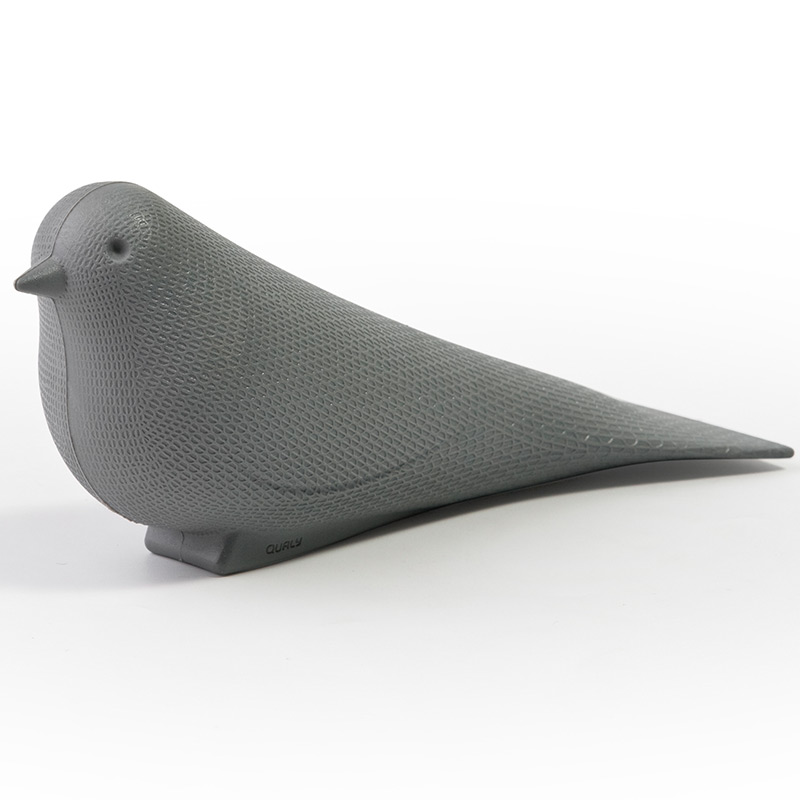 QL10095-GY Подпорка для двери dove серая Qualy 