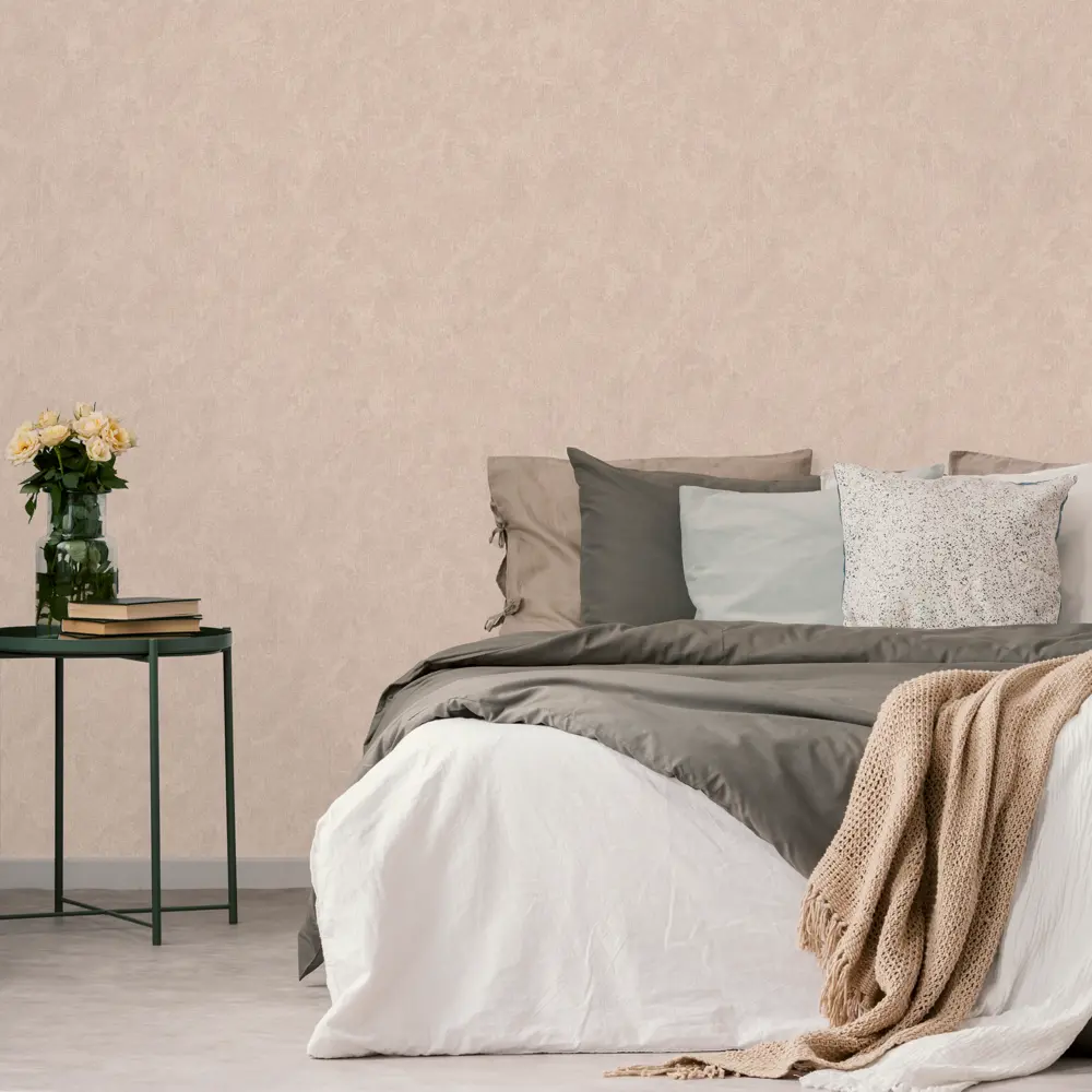 Обои флизелиновые Euro Decor Tulipe бежевые 1.06 м ED7120-01 STLM-2008024 - Вид №2