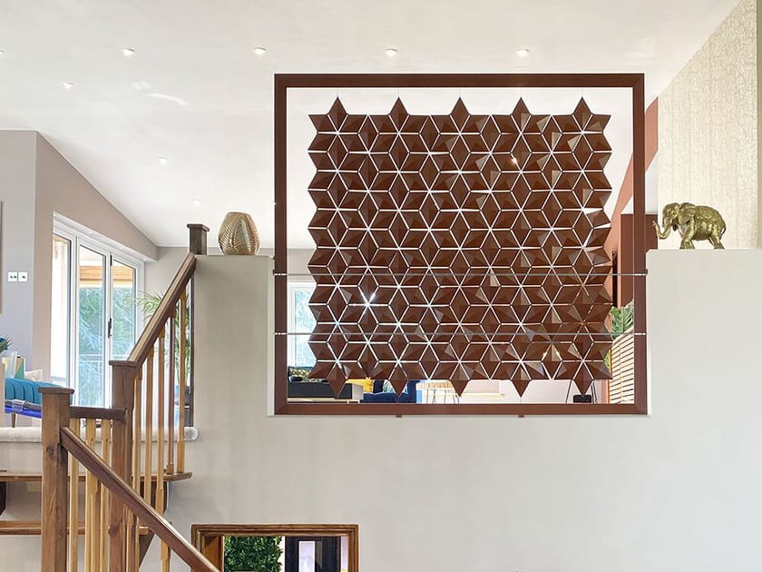 Отдельно стоящая перегородка bloomming FACET 204x180cm castagno ARCH-00028860