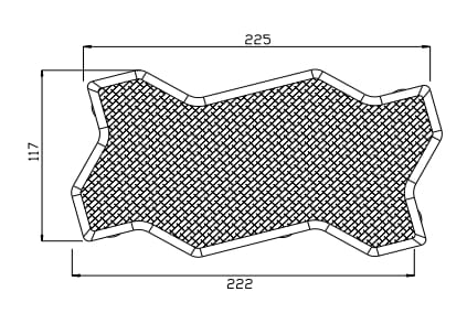 Твердый самоблокирующийся бетон Gallotta классика ARCH-00007122 - Вид №1