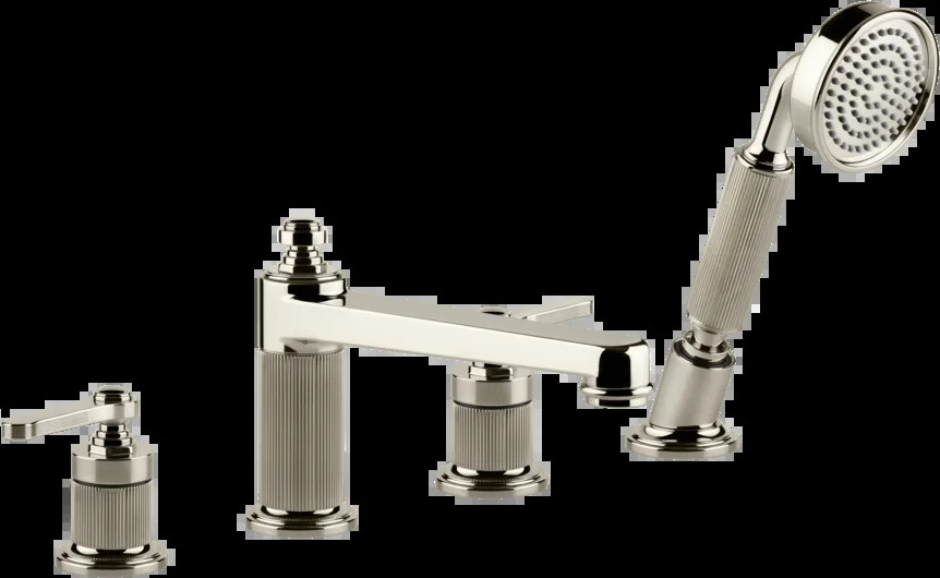 Смеситель для ванны 65045 720 Gessi Venti20 НИКЕЛЬ PVD