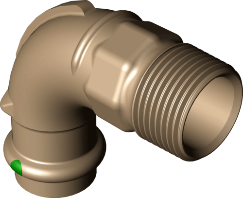 444 013 Модель 2214 Трубопроводные системы  Sanpress  Переходники/​переходные угольники Santreyd  - Вид №2