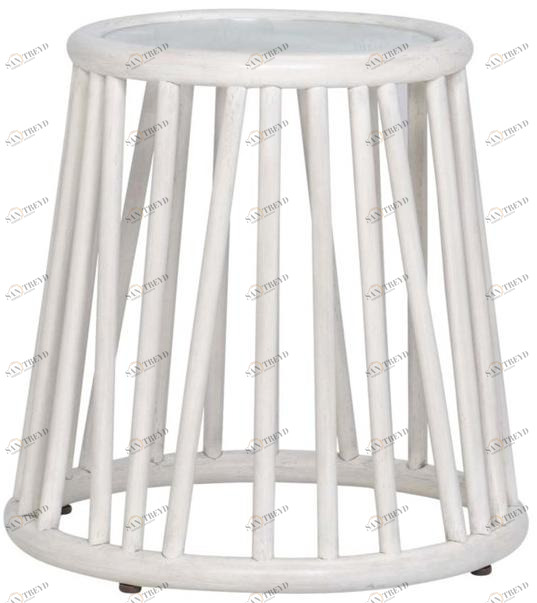 JANUS et Cie Сервиз круглый из ротанга и стекла Kyoto sun-id-1405344