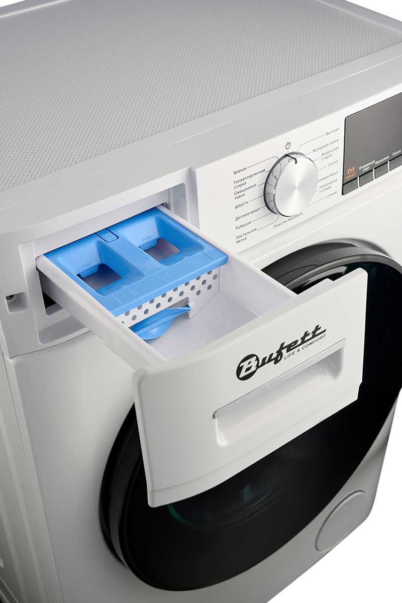 9226533 Стирально-сушильная машина Bufett MWM 550 белый STDN-0012872 - Вид №4