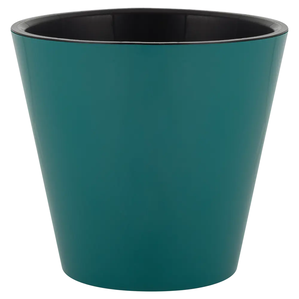 Горшок цветочный London ø12.5 h11.3 см v1 л пластик синий INGREEN STLM-2185443