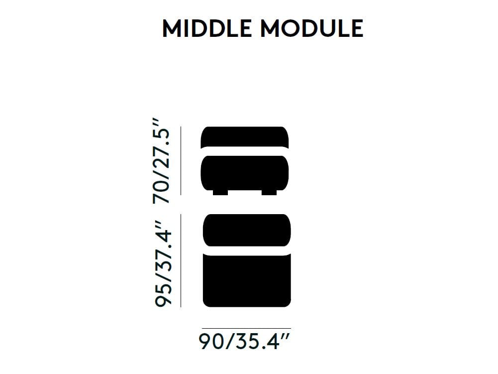 4-местный модульный тканевый диван Tom Dixon Plump sofa ARCH-00142976 - Вид №12