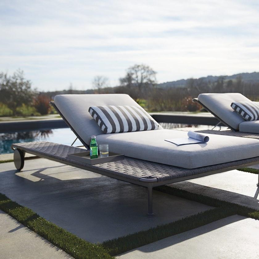 JANUS et Cie Садовый шезлонг с морской веревкой Gina sun-id-1353718 - Вид №7