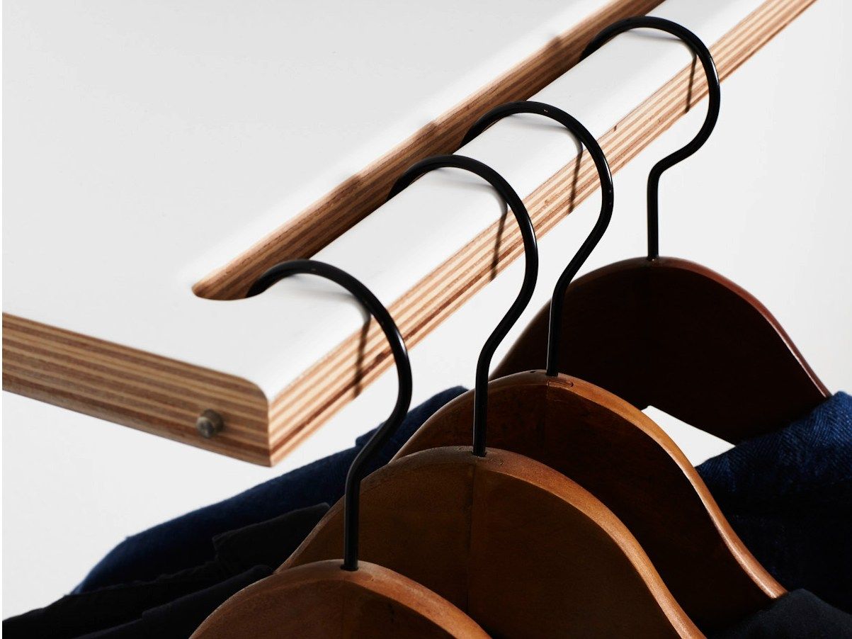Вешалка для одежды из фанеры AMBIVALENZ Fläpps Hängrail 80x40-1 ARCH-00006995 - Вид №2