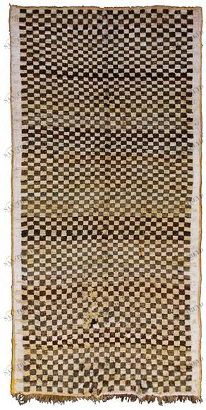 AFOLKI Прямоугольный шерстяной коврик с геометрическими мотивами Tazenacht Taa227be