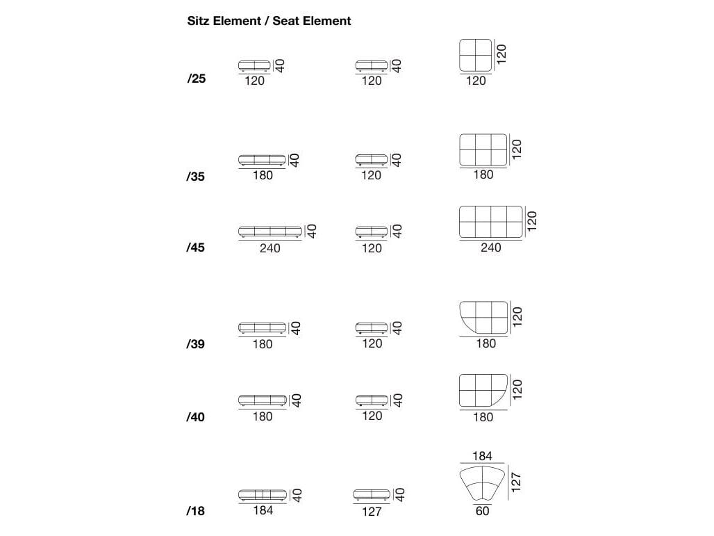 Ткань диван de Sede DS-909 FLOW ARCH-00019832 - Вид №9