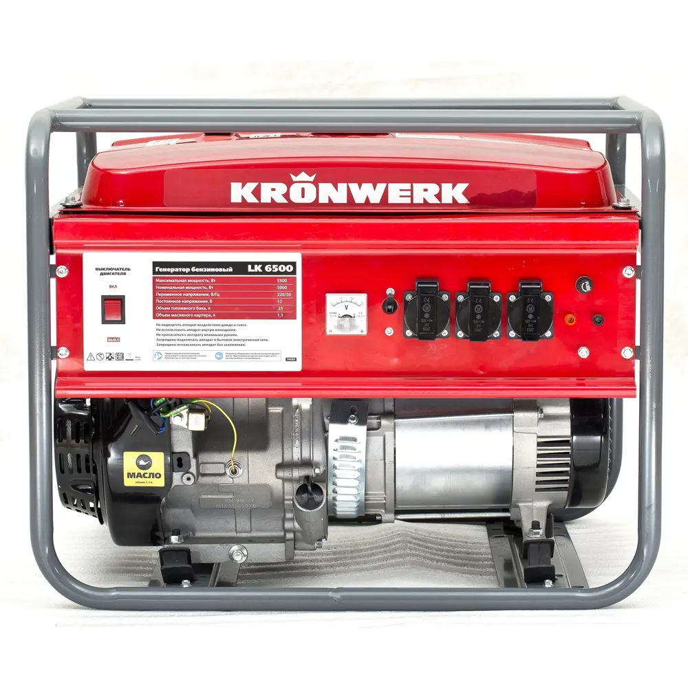 Генератор бензиновый Kronwerk LK 6500 5 кВт STLM-2114797 - Вид №1