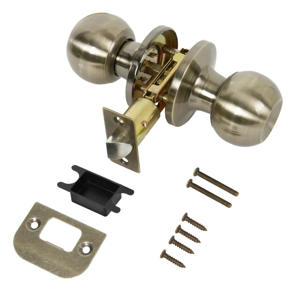 Дверная ручка-шар Фабрика замков 6073 бронза для межкомнатных дверей 89347023 STLM-1454935 - Вид №2