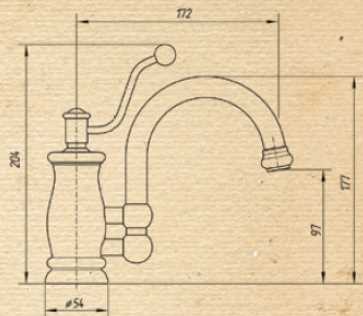 ML.CUC-9920.BR Смеситель Migliore Vivaldi - Вид №1