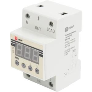 Реле напряжения с дисплеем EKF MRV 40A
