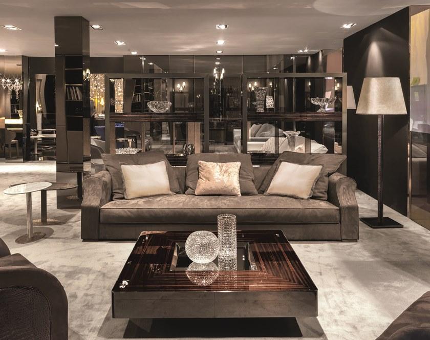 Longhi 3-х местный кожаный диван Loveluxe W 516 - Вид №3