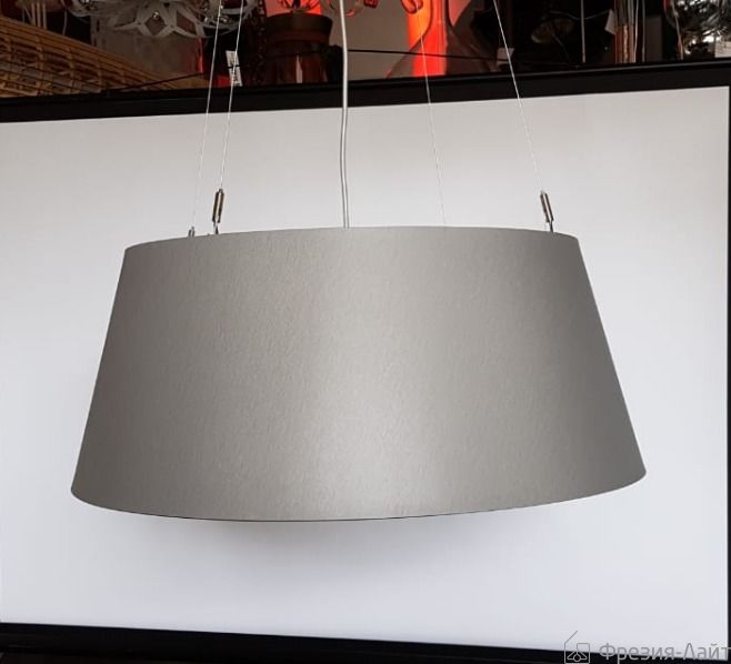 Orion HL 6-1654/4 серый абажур satin никель светильник подвесной Shade 117810