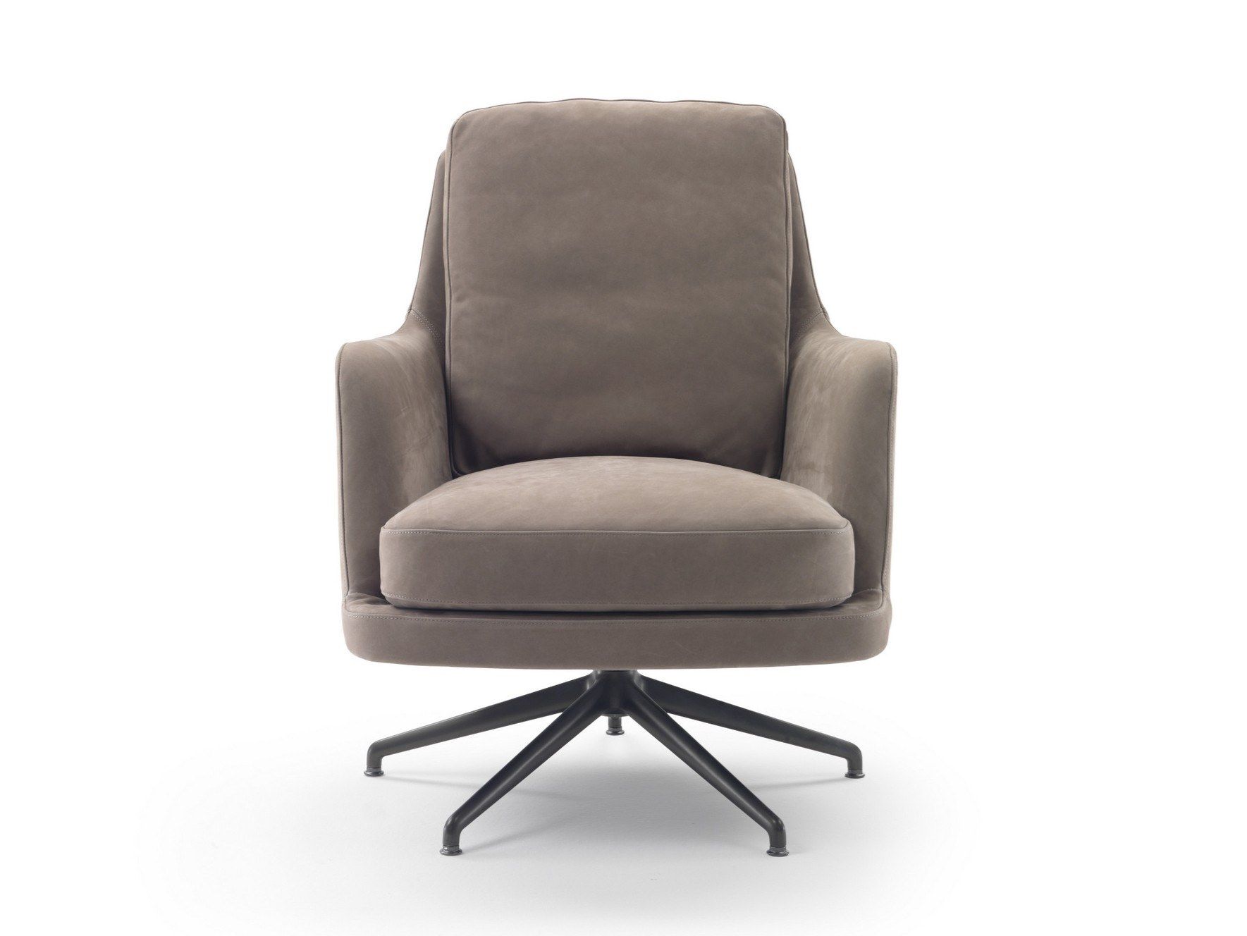 Тканевое вращающееся кресло с подлокотниками Flexform Marley ARCH-00108456