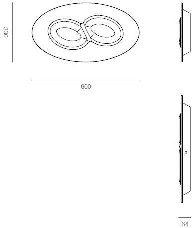 Firmamento Milano Светодиодный потолочный светильник из стали и стекла sun-id-1351160 - Вид №4