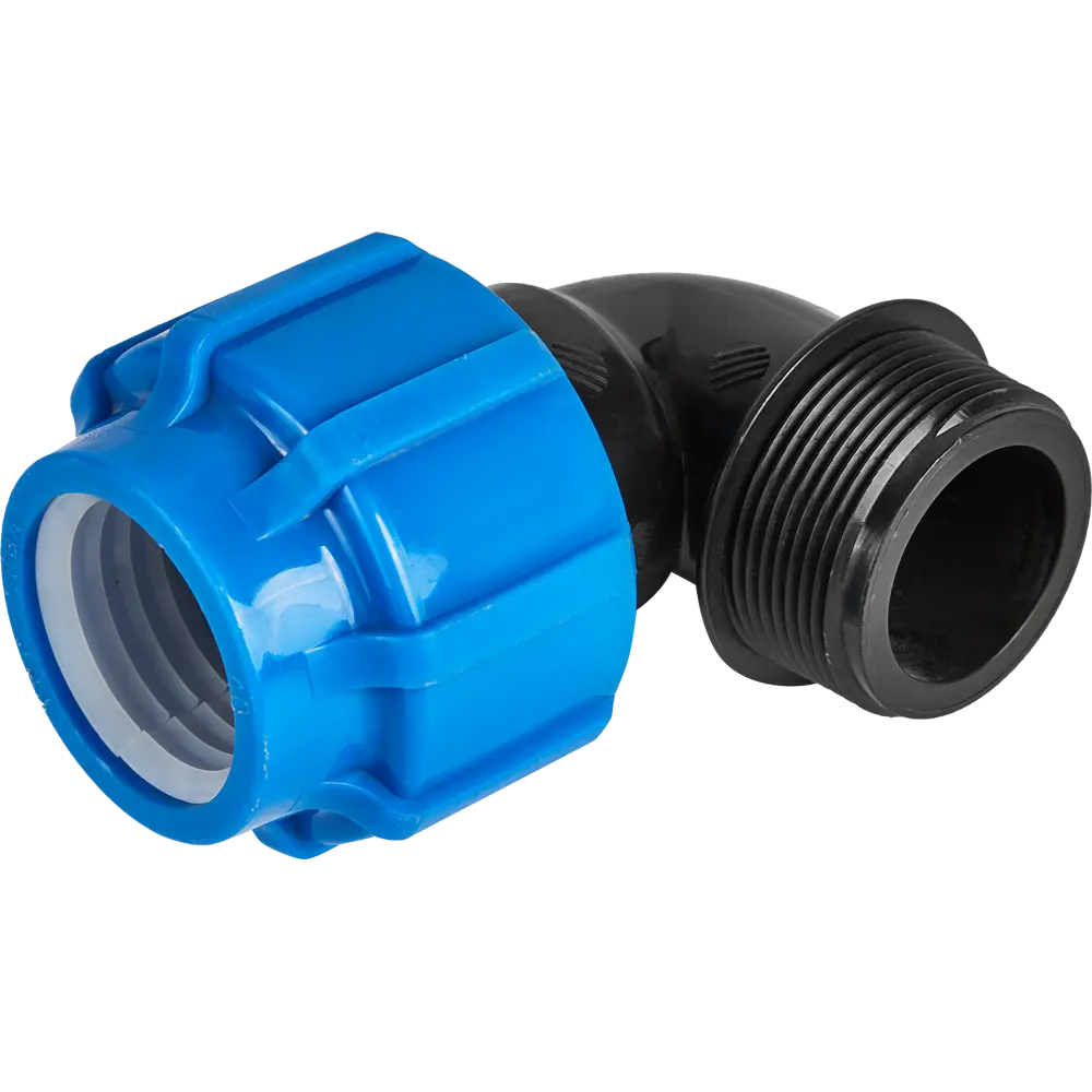 Отвод комбинированный 90° ПНД ТПК-Аква 1 1/2"x40 мм НР 82382611 STLM-2178194 