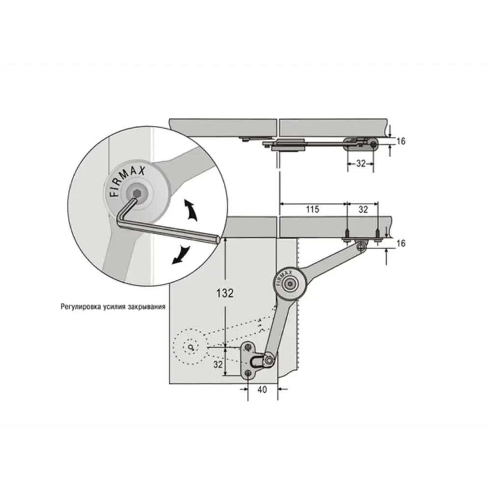 Подъемник Firmax Twins нагрузка 10 кг Santreyd STLM-2157857 - Вид №6
