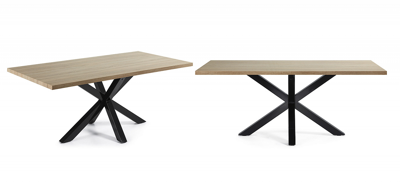 051138 Стол Arya 200x100 дуб сонома La Forma Argo - Вид №4