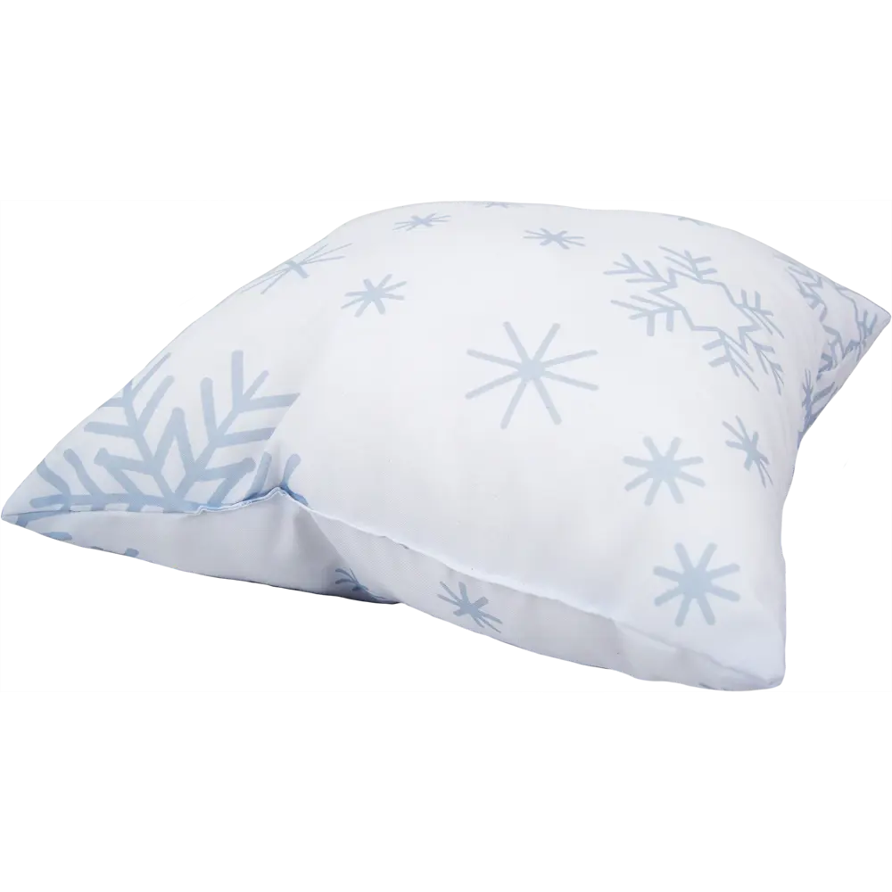 Подушка «Новый год снежинки» 40х40 см SEASONS STLM-2160937 - Вид №1