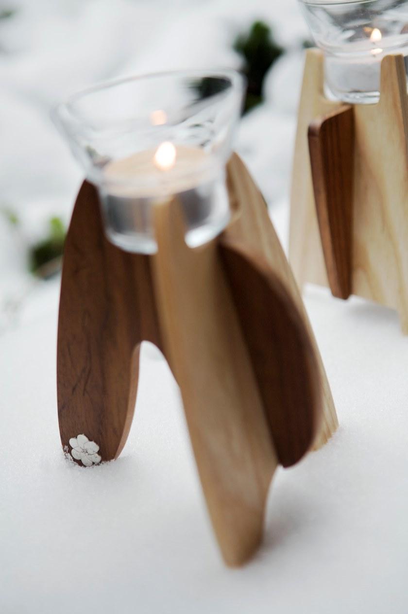 KARN Ваза / подсвечник из массива дерева Karn design Kt11-kt13 - Вид №1