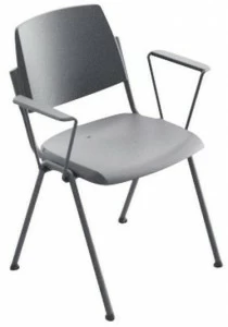IBEBI Стул штабелируемый с подлокотниками для залов ожидания