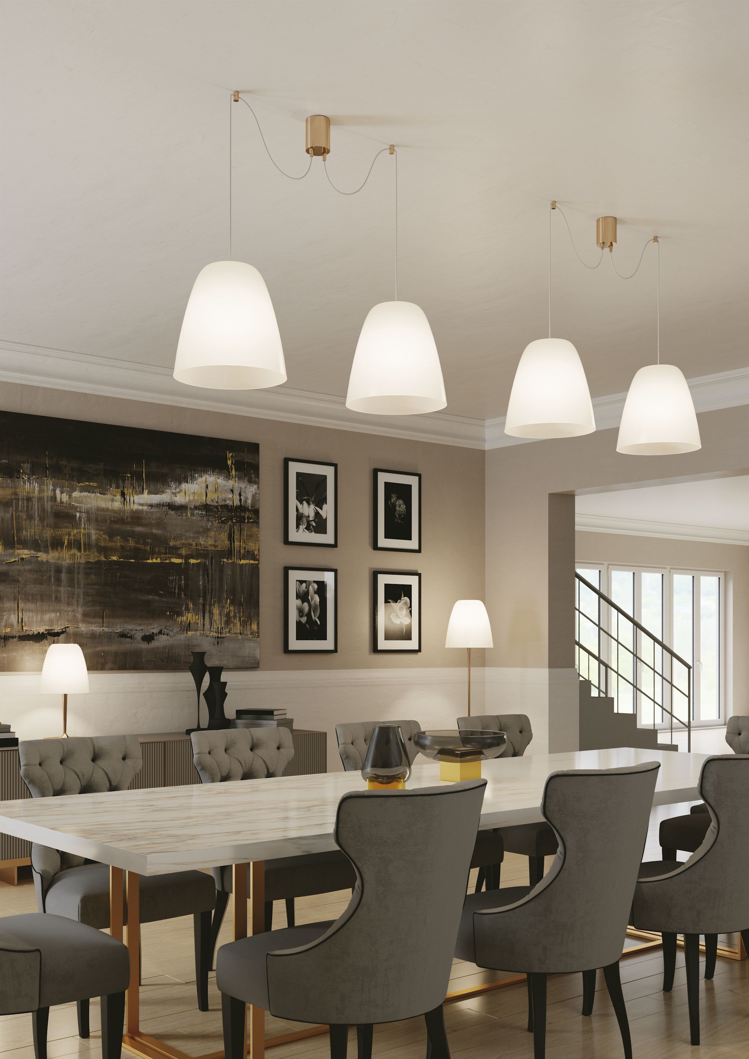 Подвесной светильник из дутого стекла Fan Europe Lighting дизайн окружающего света ARCH-00129568