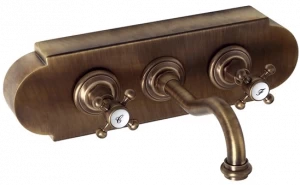 BLEU PROVENCE Смеситель для кухни настенный на 3 отверстия Rubinetti da cucina Rlc1015mbr