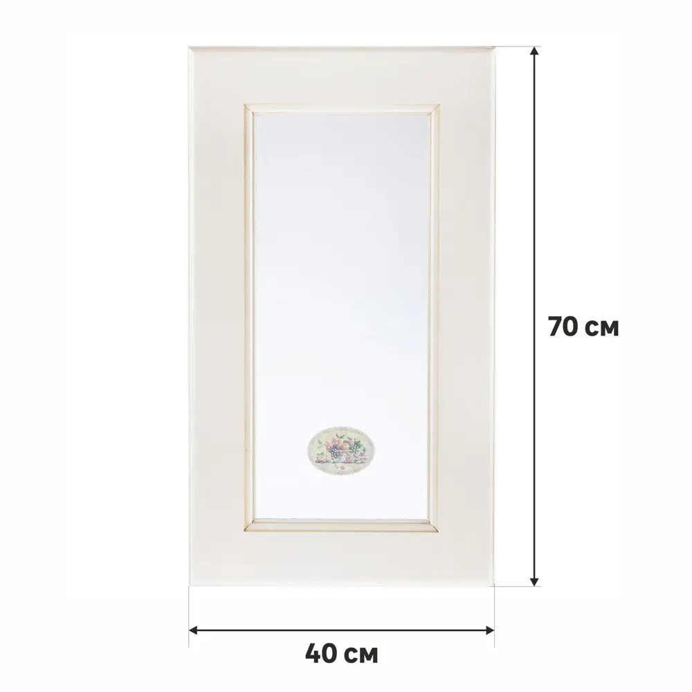 Витрина для шкафа Delinia «Нэнси» 40x70 см, массив ясеня, цвет бежевый STLM-2149943 - Вид №1