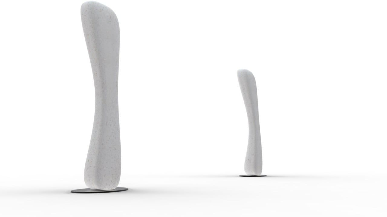 Реконструированный каменный столб / пепельница для общественных мест Viscio Urban Design TWIRLY ARCH-00018400 - Вид №8