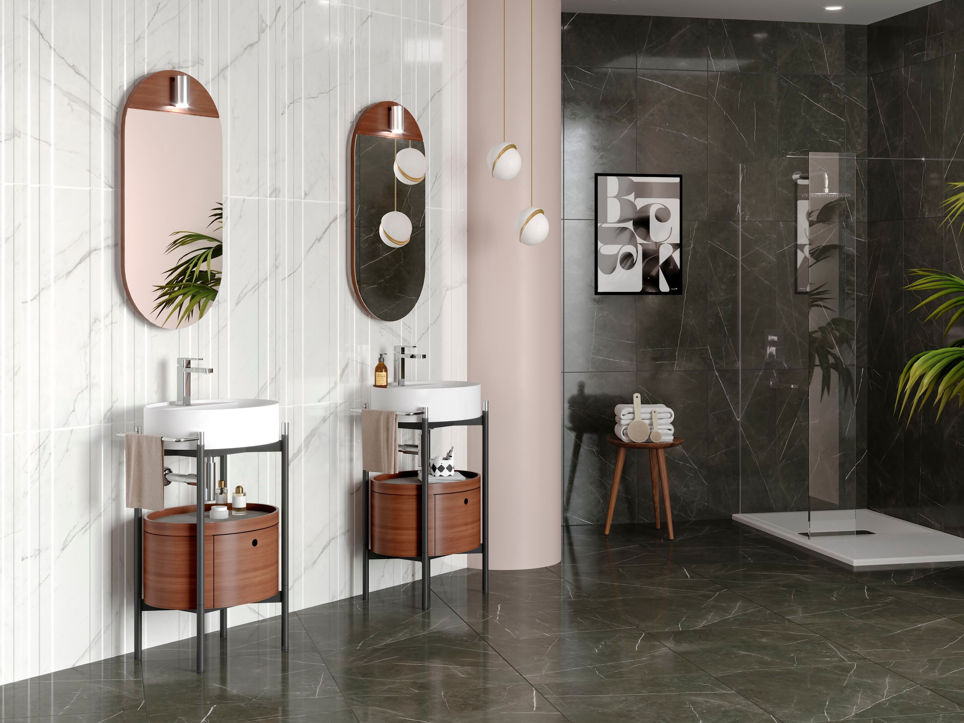 Овальный умывальник Fireclay Kaleseramik сантехника ARCH-00114157 - Вид №2