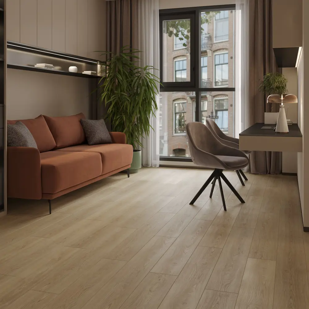 SPC плитка Natisston Дуб Альба класс 34 толщина 4 мм 2.232 89453150 STLM-2145312 