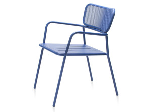 Металлический штабелируемый садовый стул