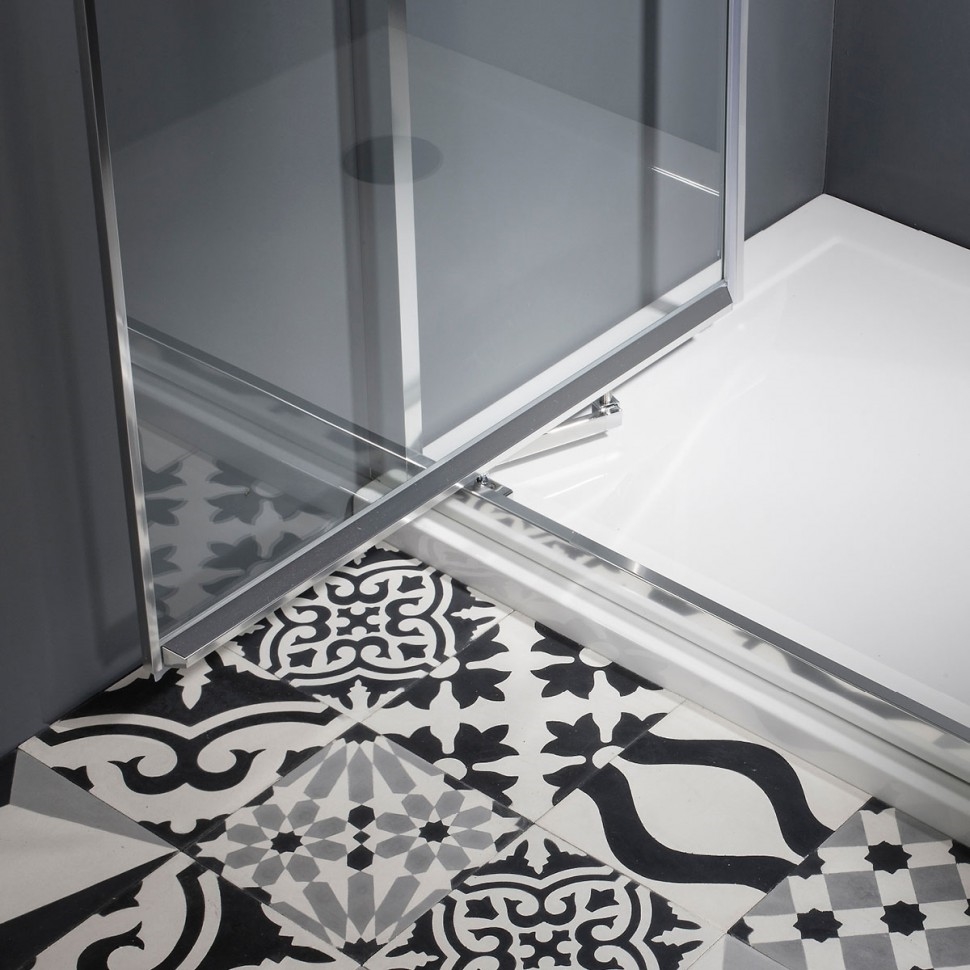 Дверь Infold 1000mm с боковым экраном 900mm Britton Burlington EIDSC1000, ESPSC0900  - Вид №2