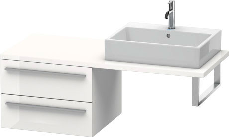XL543804343 Шкафчик для консоли X-Large #XL5438 600 x 548 мм Базальт матовый, декор Duravit - Вид №2